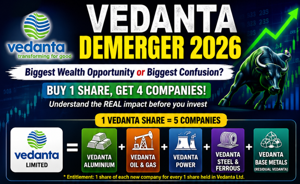 Vedanta Demerger 2026: Complete Analysis with Price Impact, Valuation & Investor Strategy