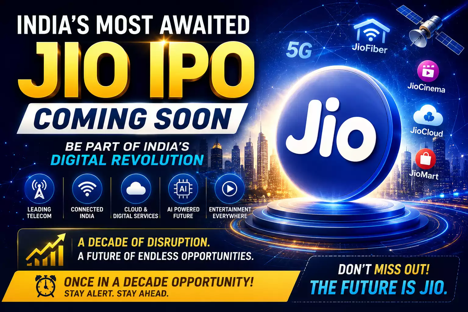 Jio IPO : India’s Biggest IPO Is Finally Here – Everything Investors Need to Know