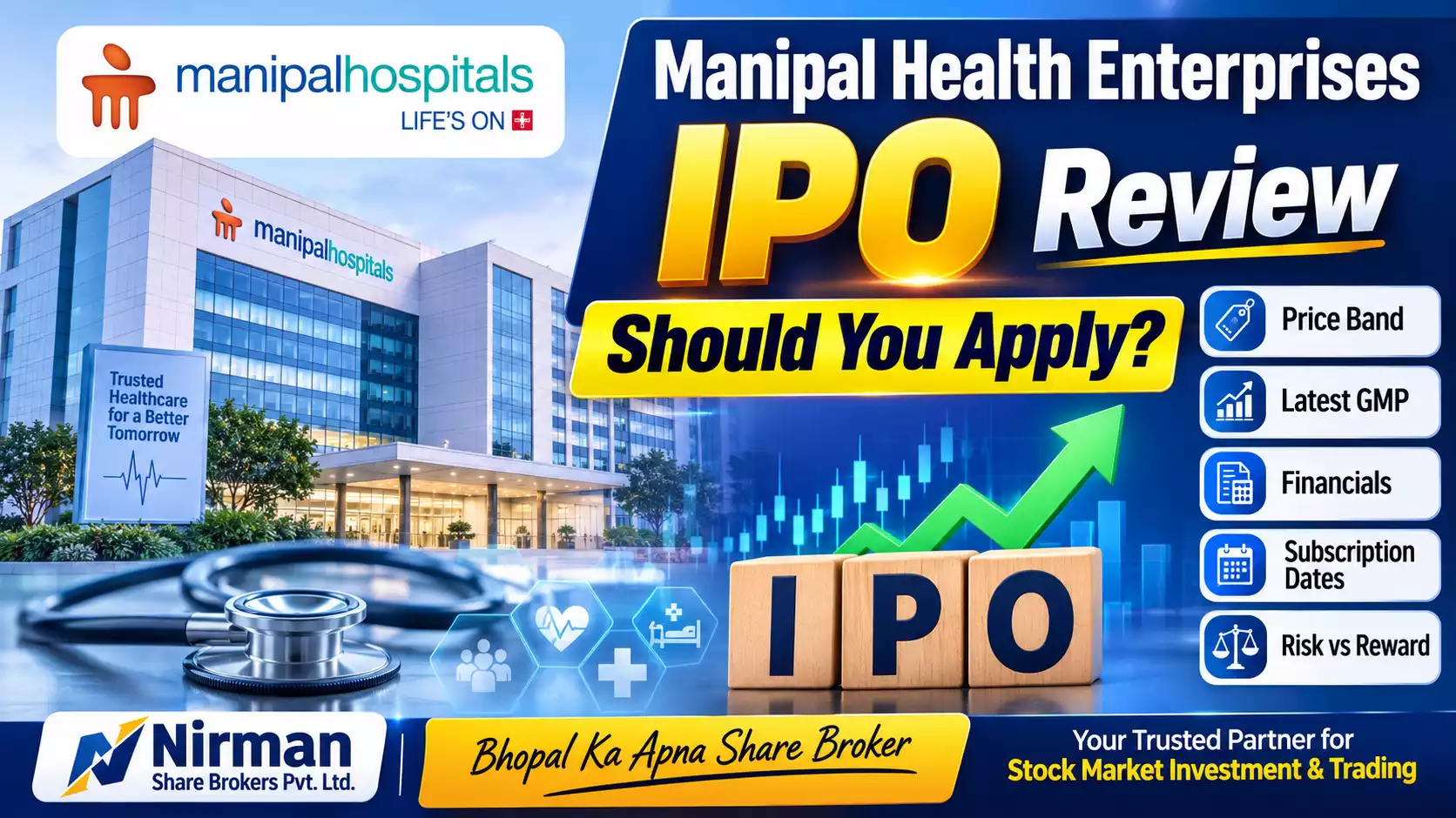 Manipal Health Enterprises IPO Review, Should You Apply? Check Price Band, GMP, Financials, Subscription Dates, Risks Reward