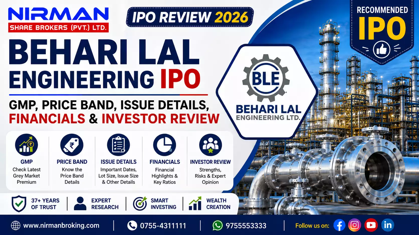 Behari Lal Engineering IPO, GMP, Price Band, Issue Details, Financials and Investor Review
