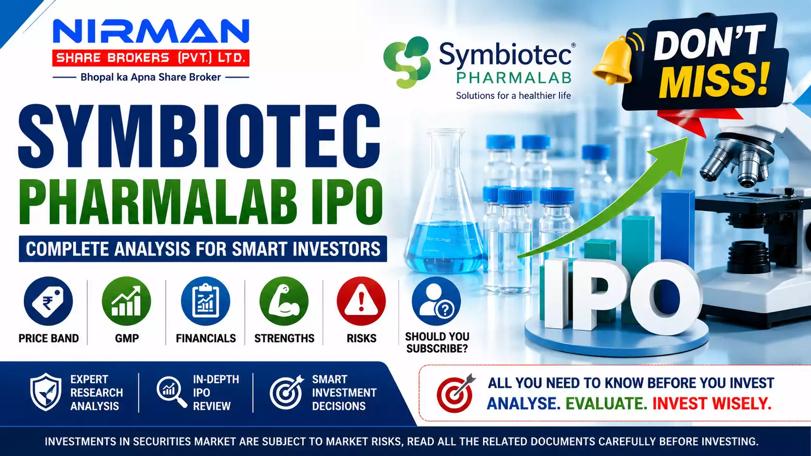 Symbiotec Pharmalab IPO: Price Band, GMP, Financials, Strengths, Risks and Should You Subscribe?