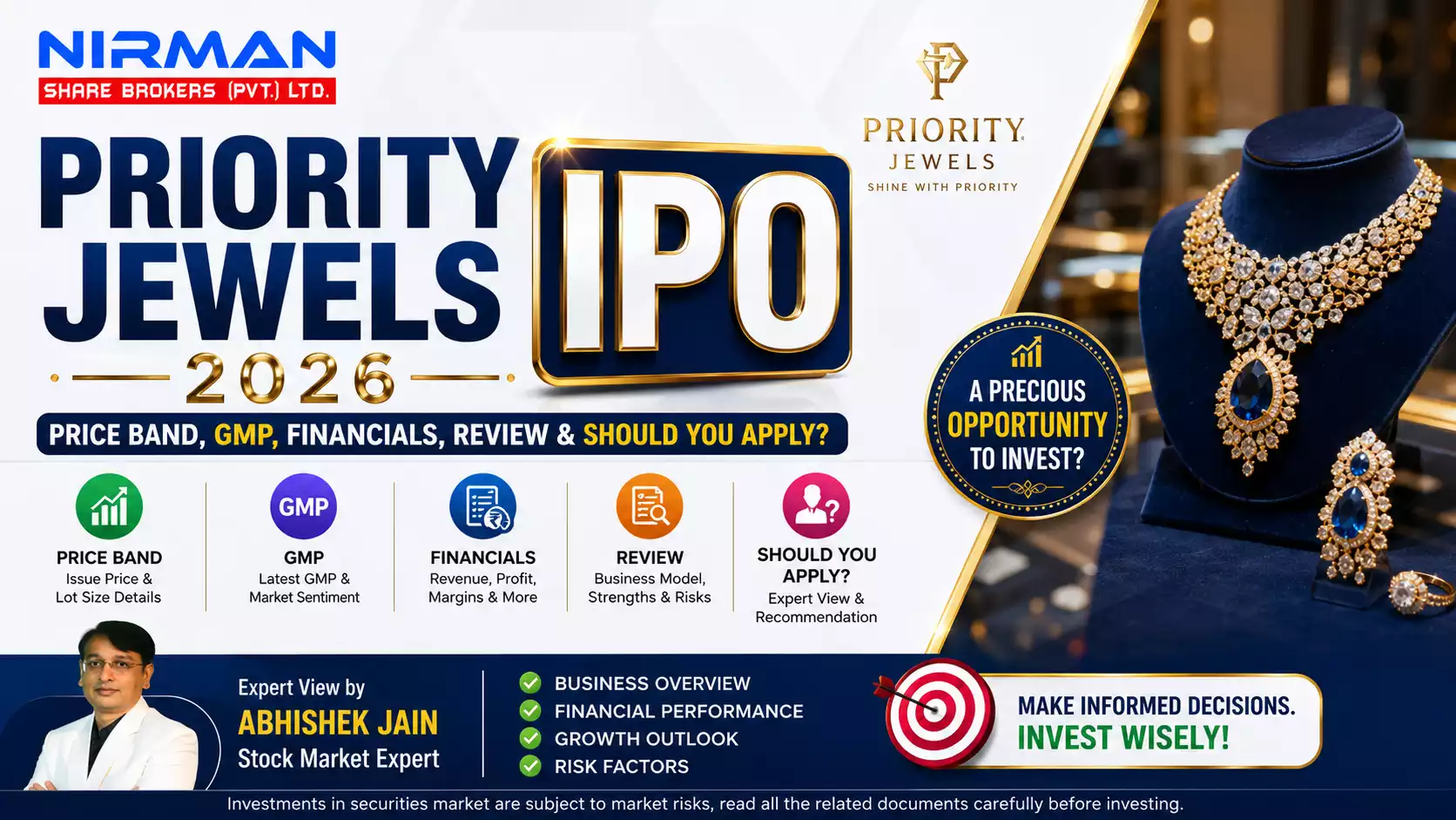 Priority Jewels IPO 2026: Price Band, GMP, Financials, Review and Should You Apply?
