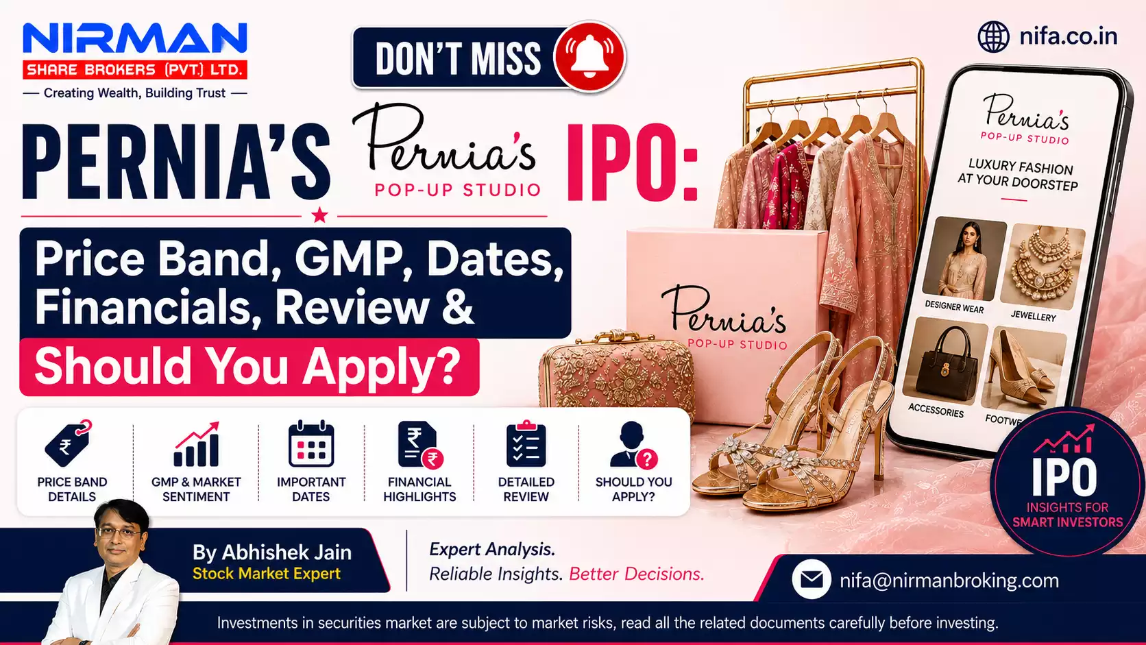 Pernia’s Pop-Up Studio IPO: Price Band, GMP, Dates, Financials, Review & Should You Apply?