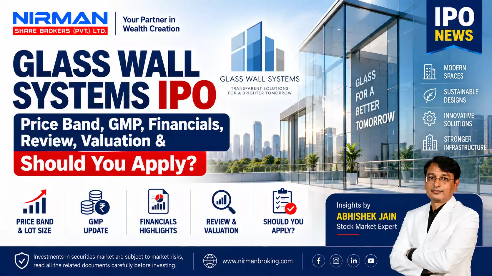 Glass Wall Systems IPO, Price Band, GMP, Financials, Review, Valuation & Should You Apply?