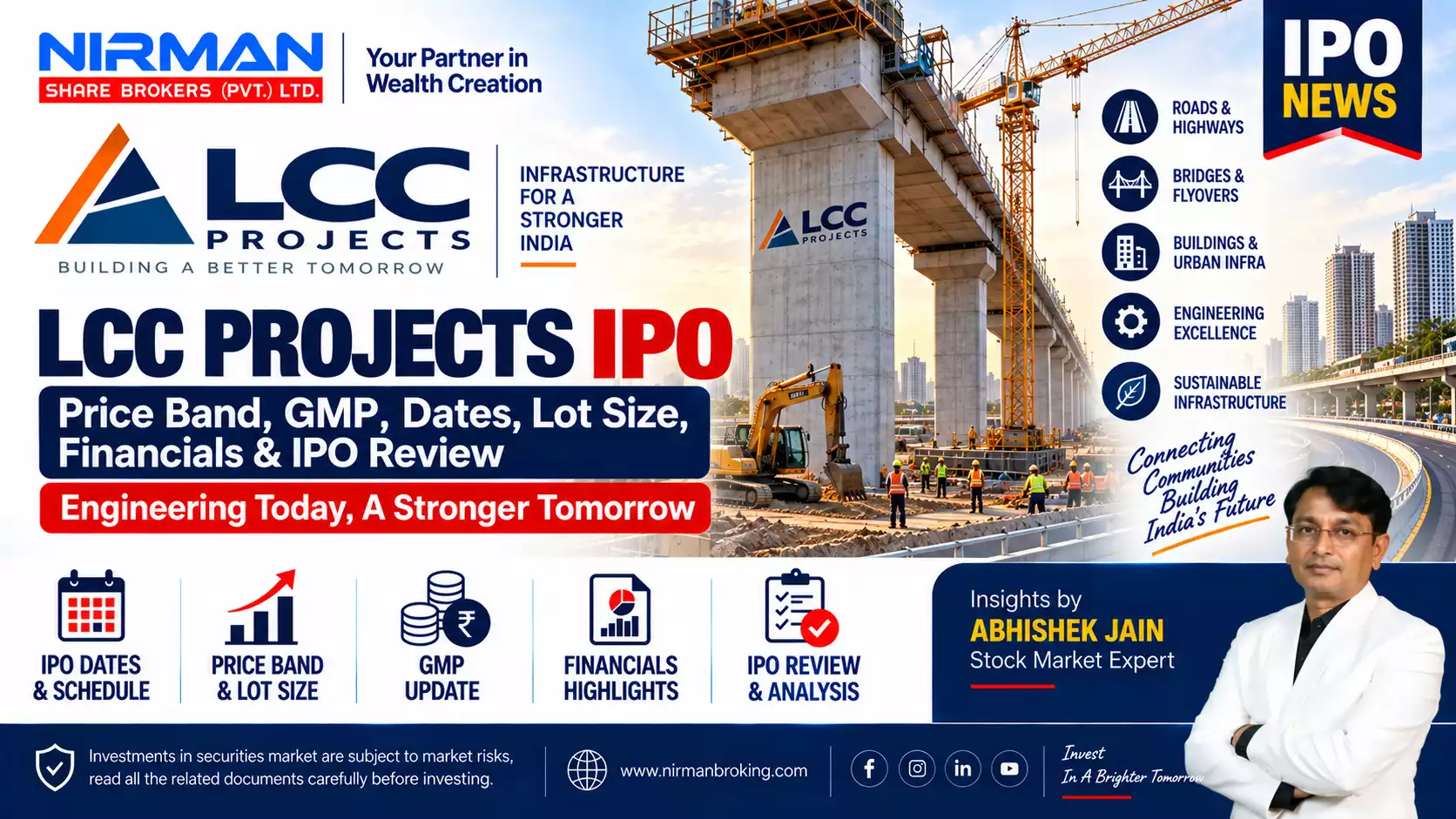 LCC Projects IPO, Price Band, GMP, Dates, Lot Size, Financials & IPO Review