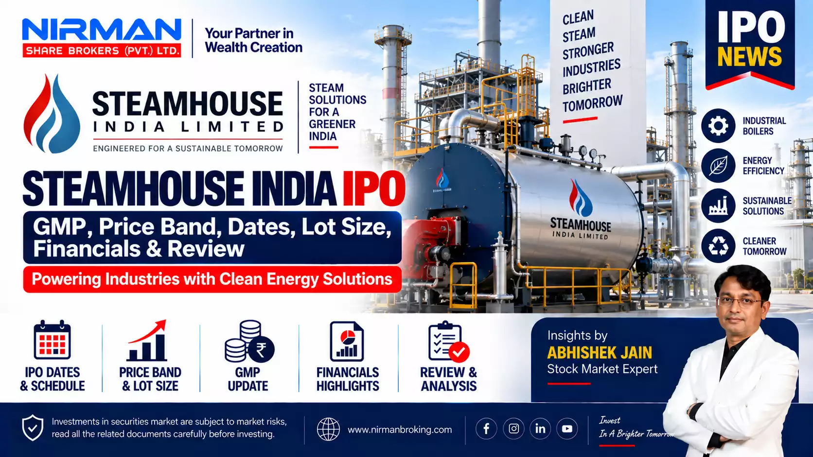 Steamhouse India IPO GMP, Price Band, Dates, Lot Size, Financials & Review