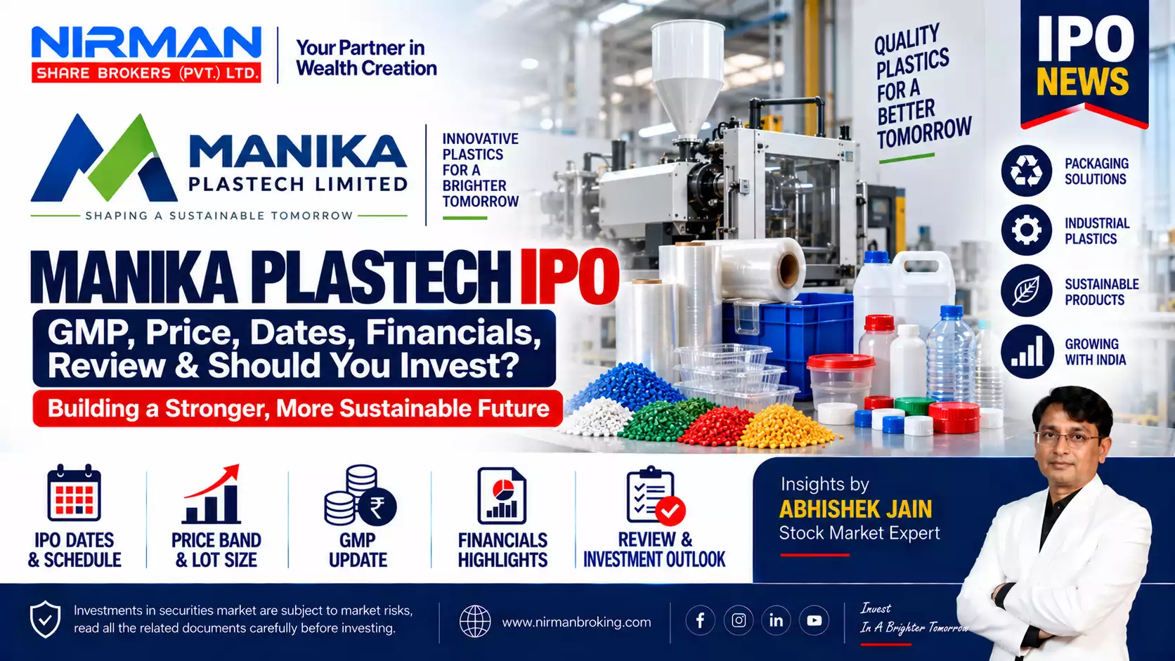 Manika Plastech IPO: GMP, Price, Dates, Financials, Review & Should You Invest?