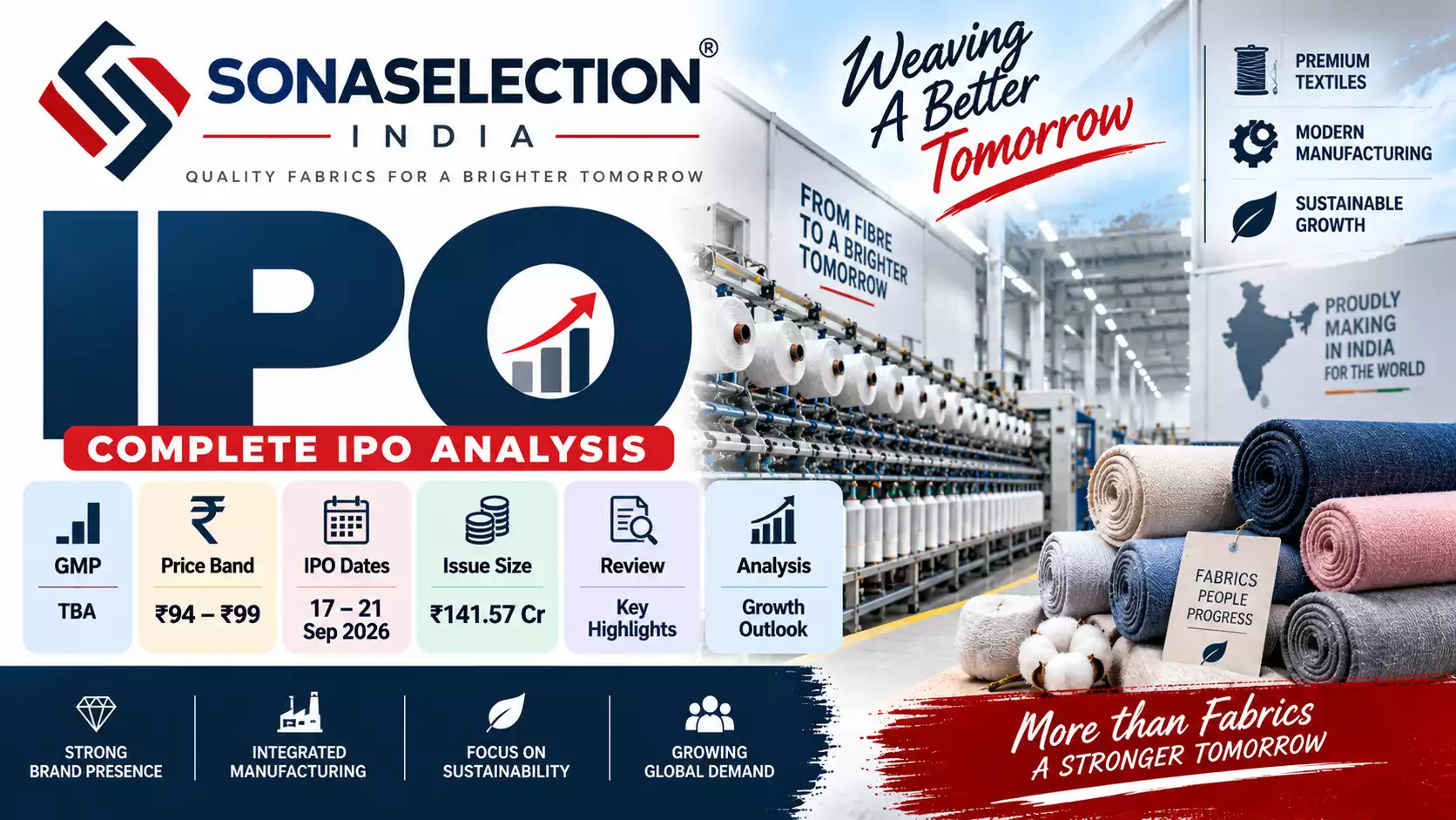 Sonaselection India IPO 2026: GMP, Price, Dates, Financials, Review and Analysis